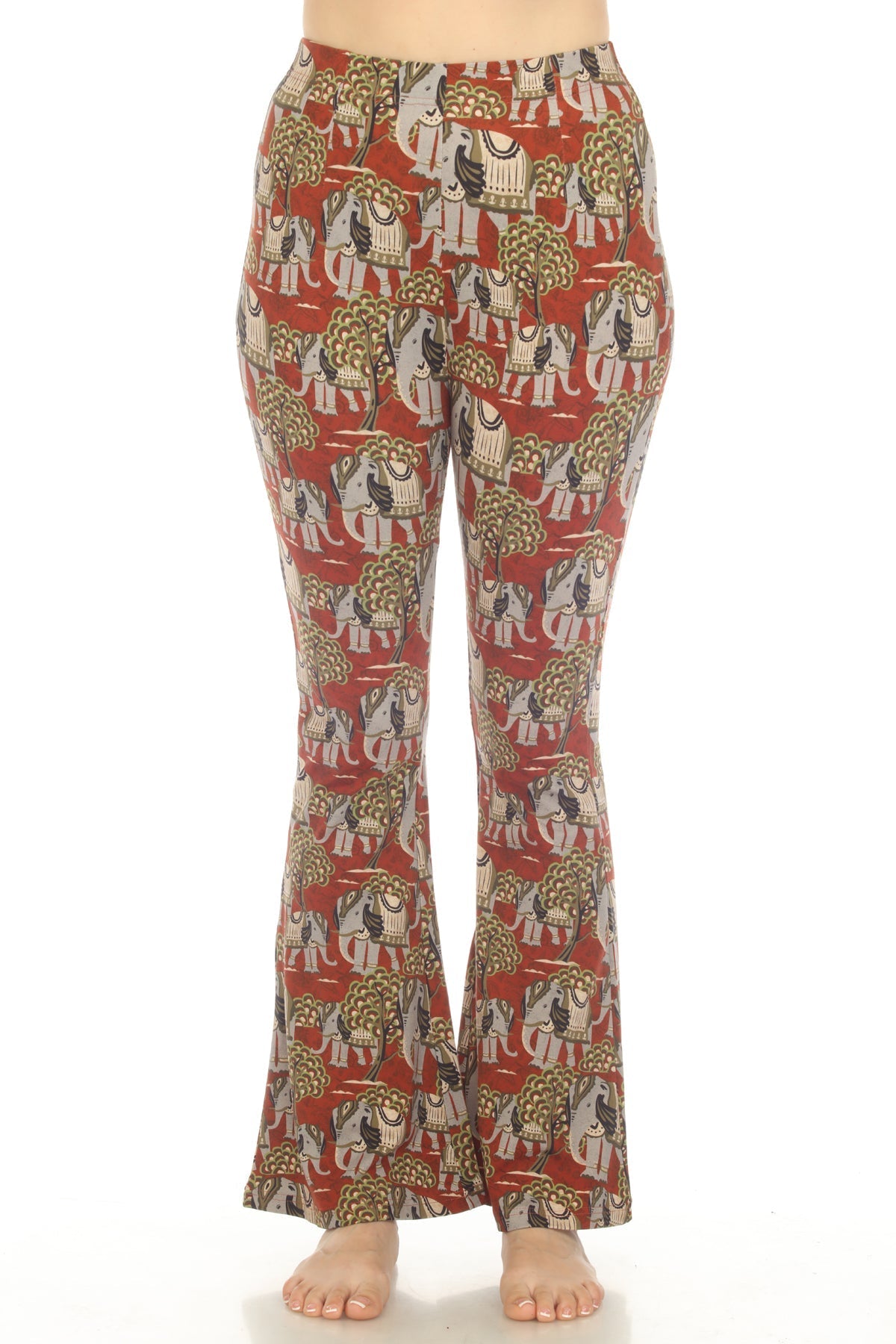 bellbottom Elephant Print Bellbottom Pants – Lakhay-Retail