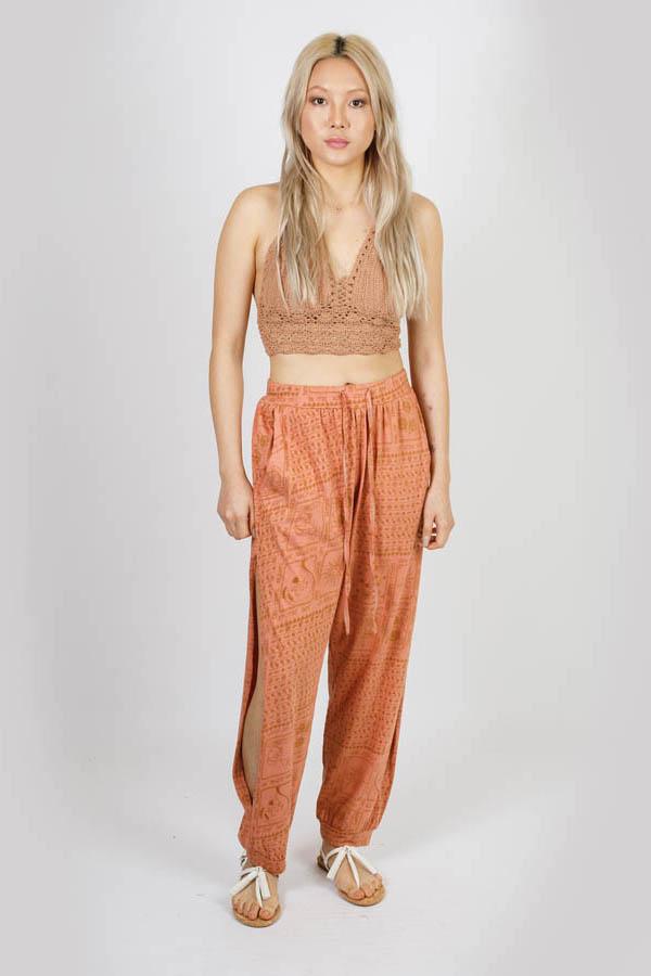 Blessed Boho Open-Sides Studio Pants