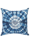 Spiral Tie Dye Throw Pillow With Print Cover