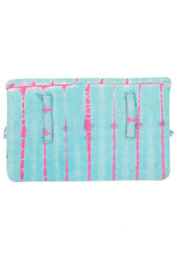 Convertible Tie-dye Clutch and Belt Bag