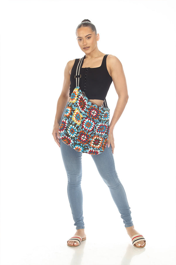 Thick Yarn Granny Square Crossbody Bag – Lakhay-Retail