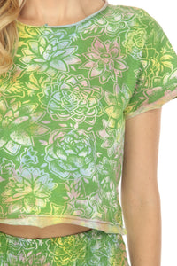 Cactus Garden Tie-dye Tee