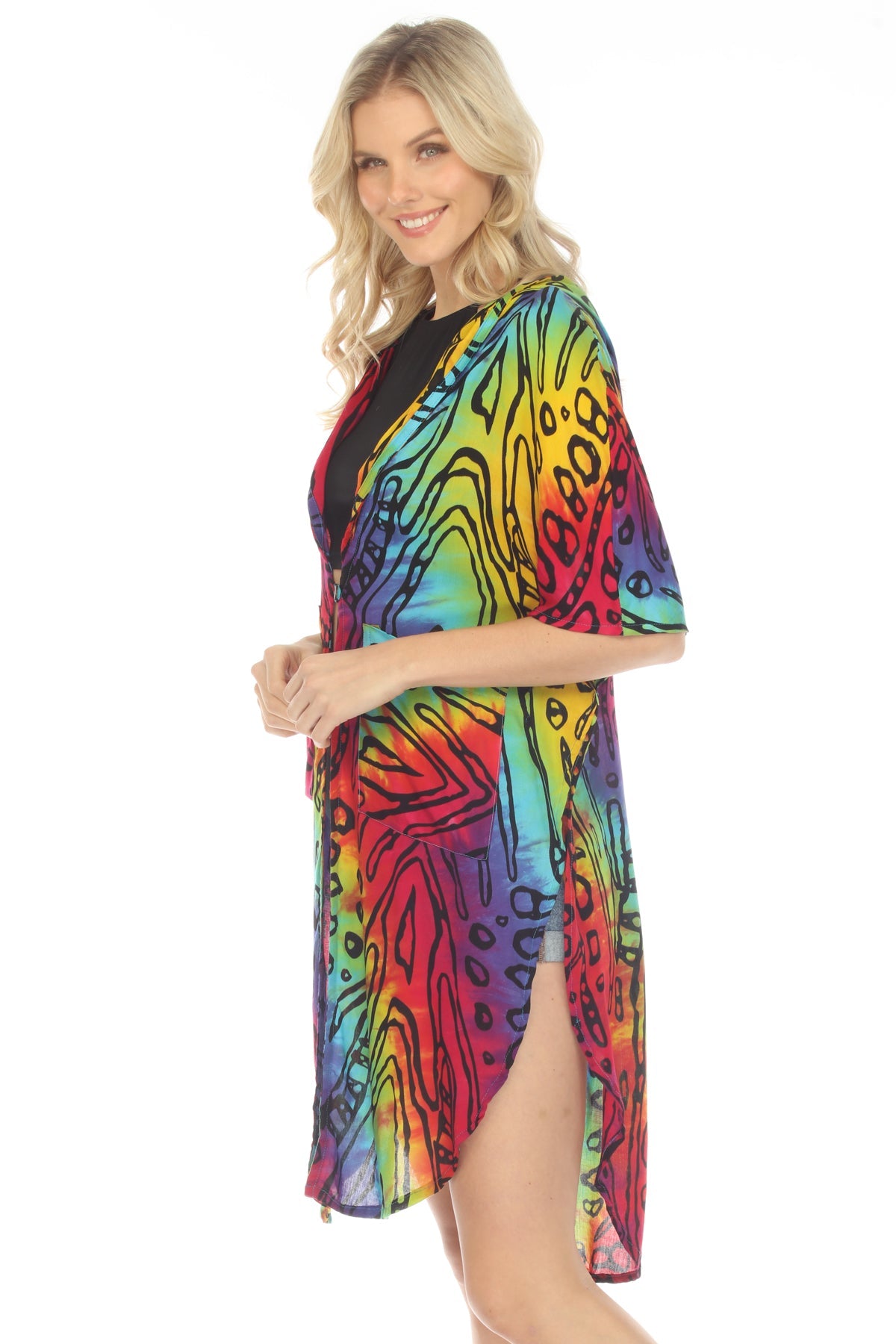 Monarch Butterfly Hoodie Kimono Coverup