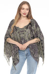 Fringe Paisley Shawl Top