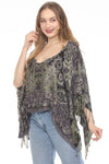 Fringe Paisley Shawl Top