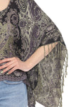 Fringe Paisley Shawl Top