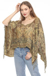 Fringe Paisley Shawl Top