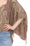 Lotus Paisley Fringe Shawl Top