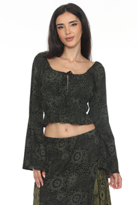 Flowy Peasant Blouse