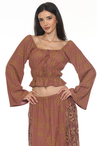 Flowy Peasant Blouse