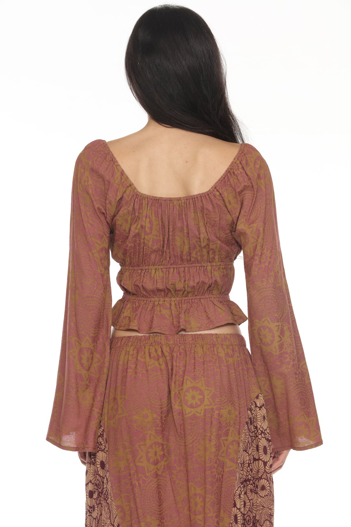 Flowy Peasant Blouse Lakhay-Retail Flowy Peasant Blouse Lakhay-Retail