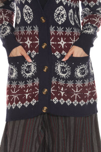 Fair Isle Celestial Cardigan