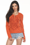 Nirvana Henley LS Tee