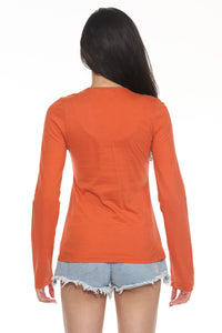 Nirvana Henley LS Tee