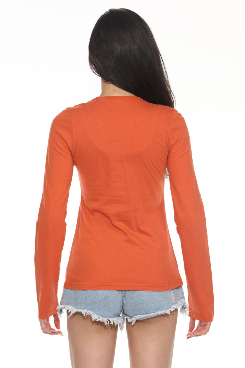 Nirvana Henley LS Tee