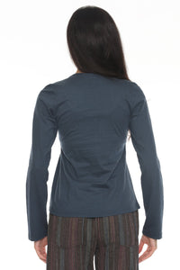 Nirvana Henley LS Tee