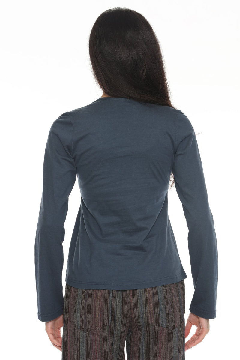 Nirvana Henley LS Tee
