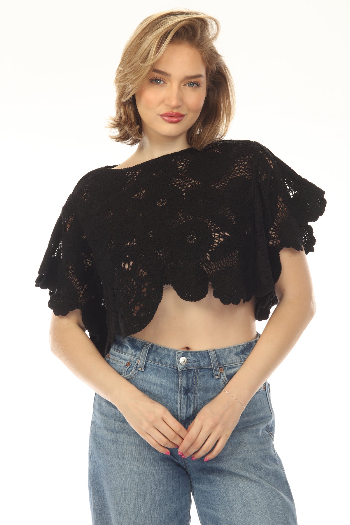 Lace Mandala Crop Top