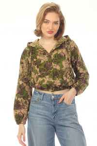 Paisley Cat Bomber Jacket