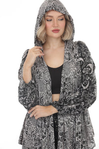 Romantic Celestial Flowy Hoodie