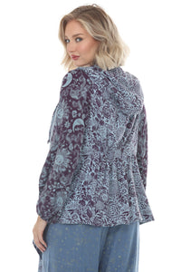 Romantic Celestial Flowy Hoodie