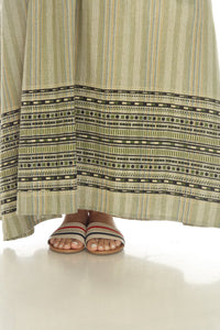 Sahara Border Print Maxi Dress