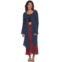 Celestial Lacy Longline Cardigan