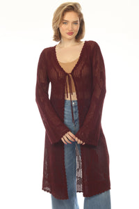 Tree of Life Long Cardigan