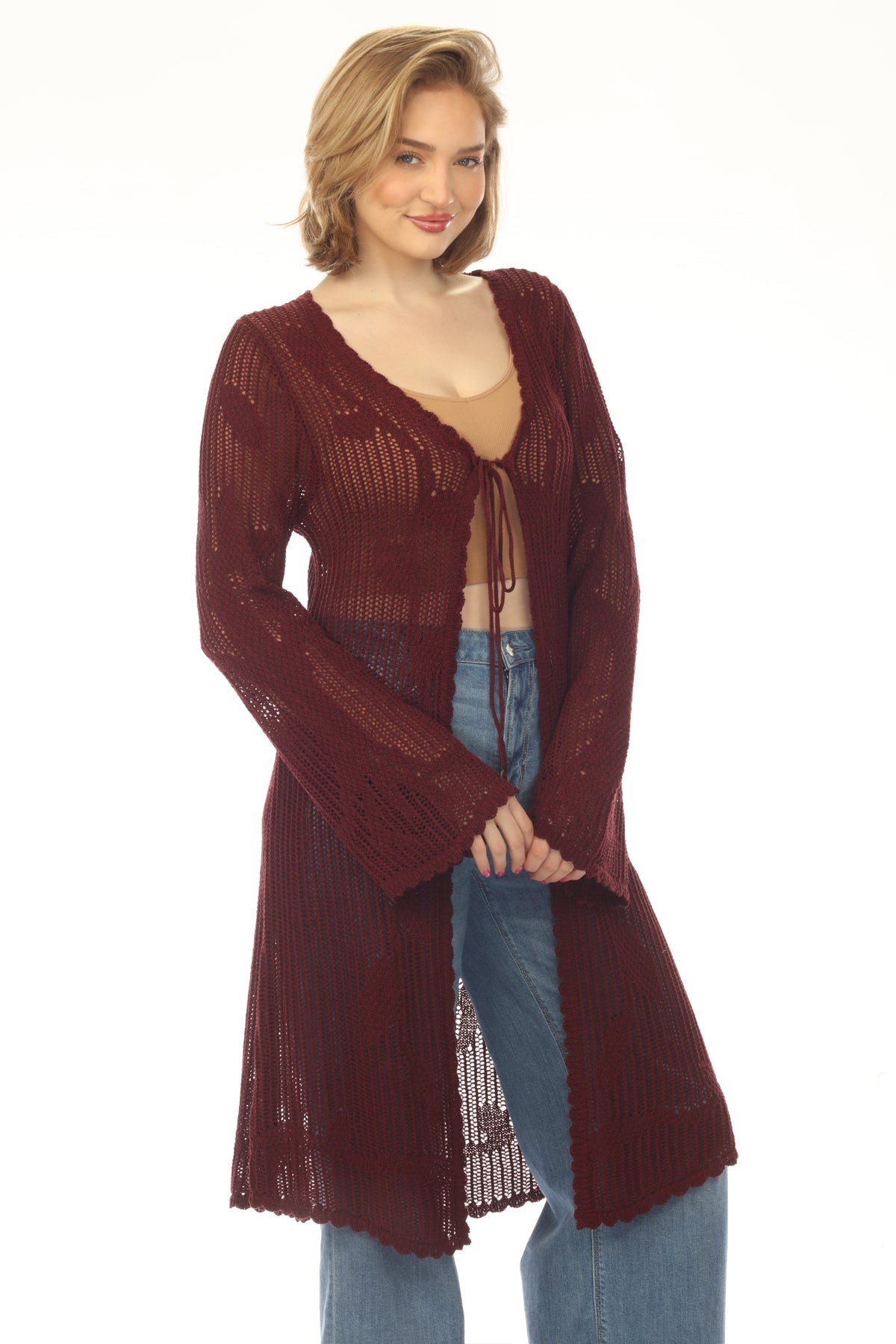 Tree of Life Long Cardigan