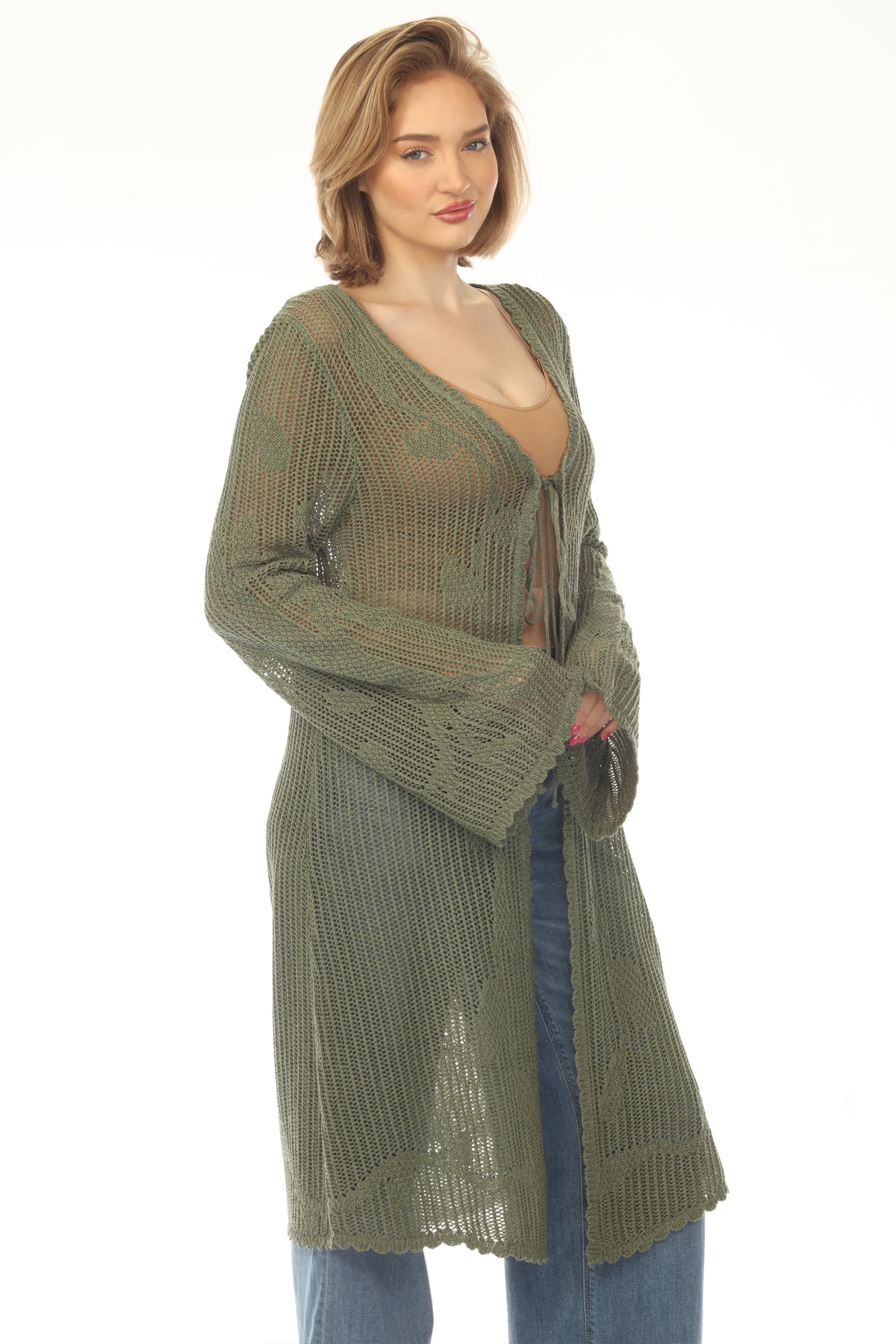 Tree of Life Long Cardigan