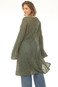 Tree of Life Long Cardigan