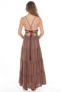 Fiesta Crochet Top Maxi Dress