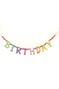 Mushroom Birthday Garland