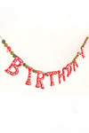 Mushroom Birthday Garland
