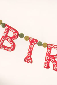 Mushroom Birthday Garland