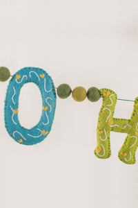 Mushroom OH BABY Garland