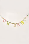 Mushroom OH BABY Garland