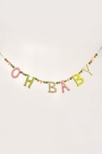 Mushroom OH BABY Garland