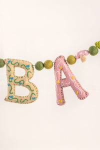 Mushroom OH BABY Garland
