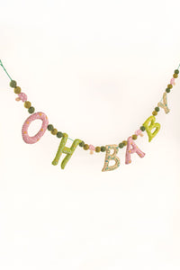 Mushroom OH BABY Garland