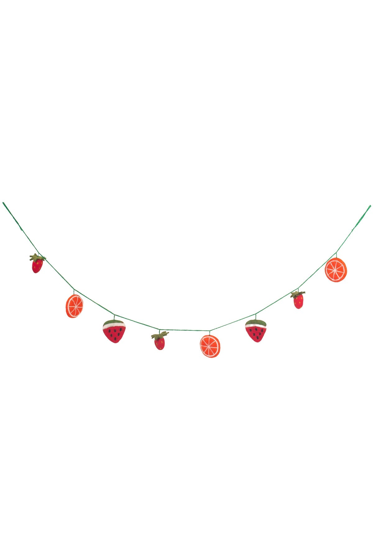 Summer Fruit Felt Garland