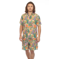 Mushroom Love Print Hawaiian Shirt