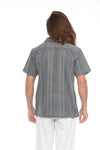Striped Cotton Camp Shirt