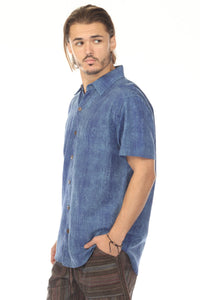 Vibration Stripe Short Sleeve Shirt