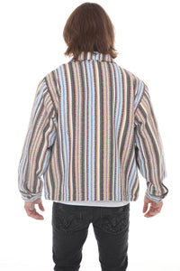 Mens Fleece Lined Zip Work Jacket