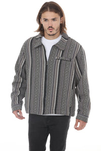Mens Fleece Lined Zip Work Jacket