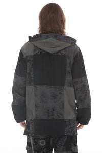 Vintage Patchwork Baja Hoodie