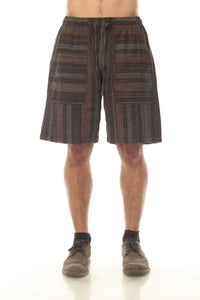 Yarn Dye Stripe Mens Cotton Shorts