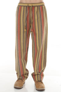 Unisex Stripe Comfy Lounge Pant with Elastic Waist
