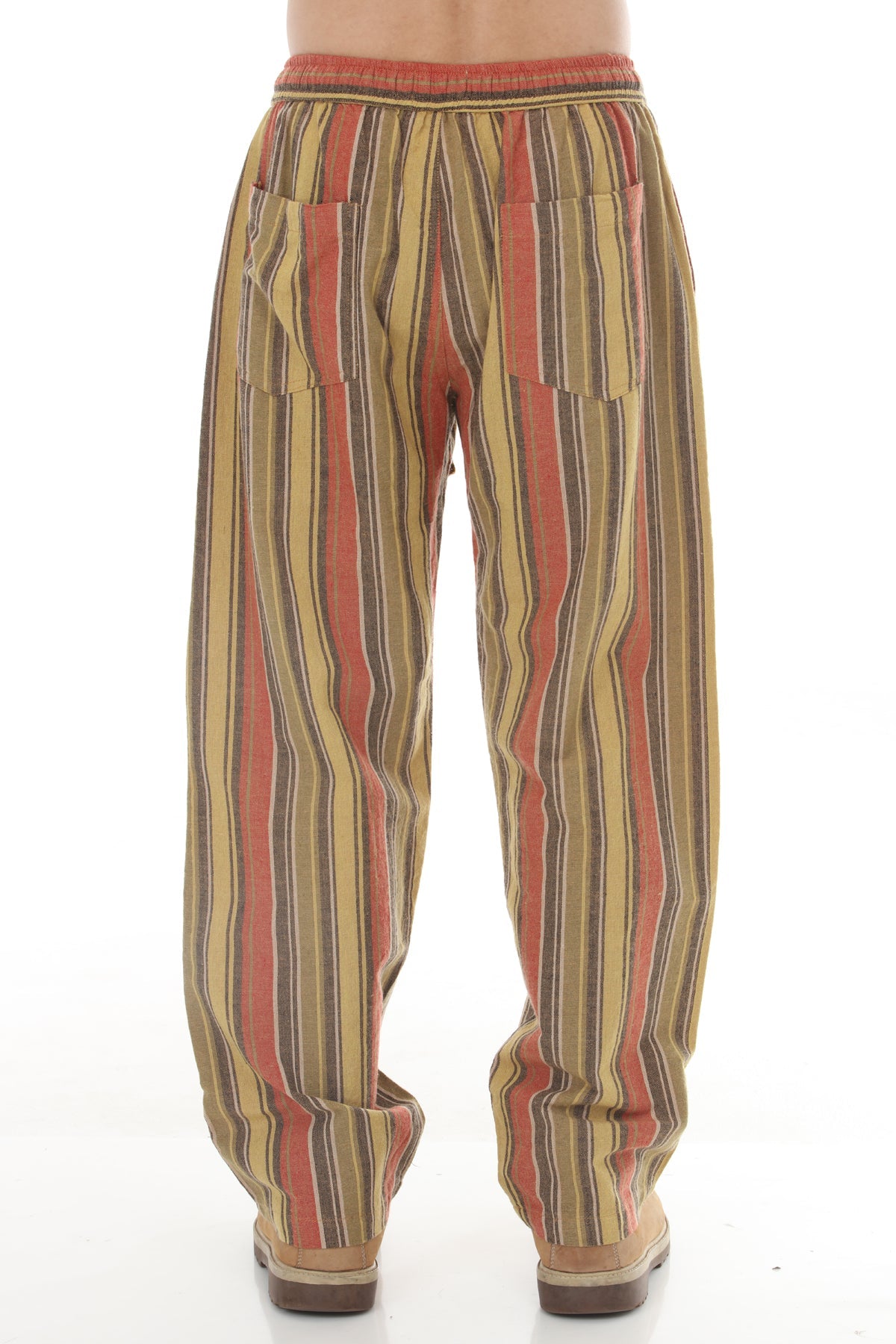 Unisex Stripe Comfy Lounge Pant with Elastic Waist
